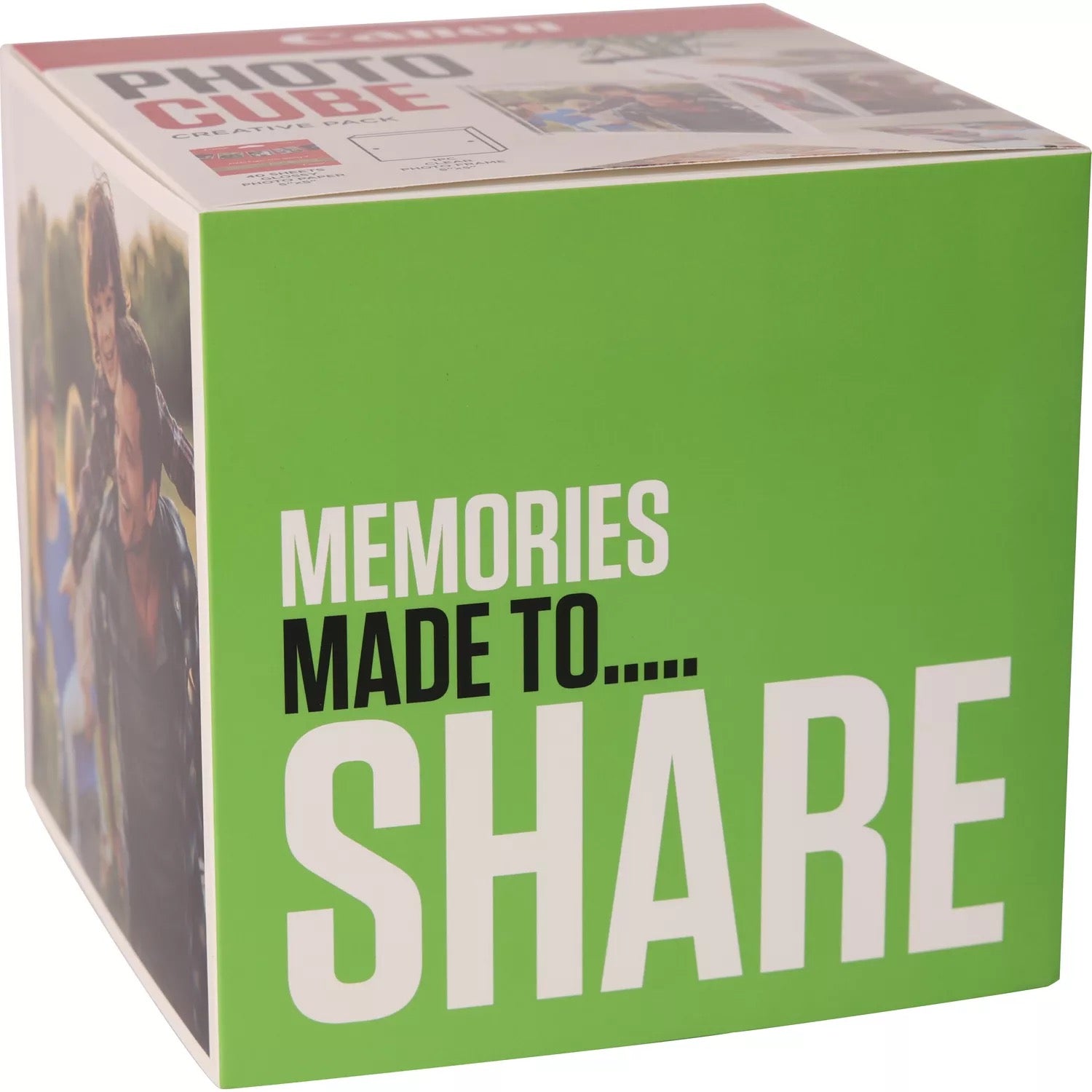 CANON pp-201 Ink Cartridge 5x5 Photo Cube Creative Pack White Green