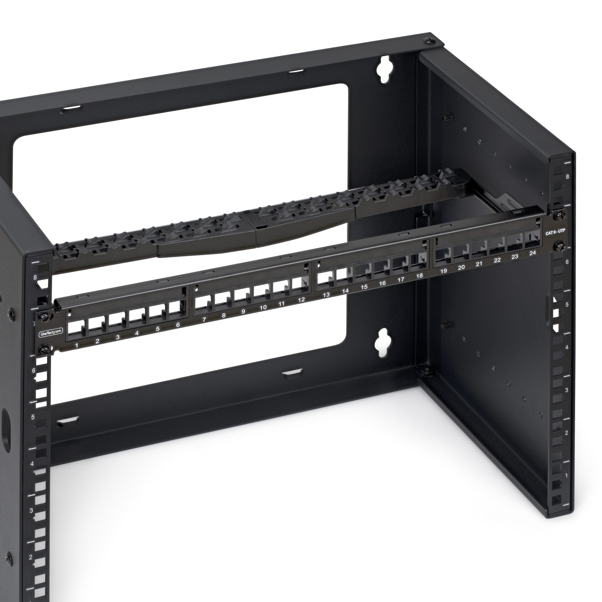 24 Port 1U Blank Keystone Patch Panel