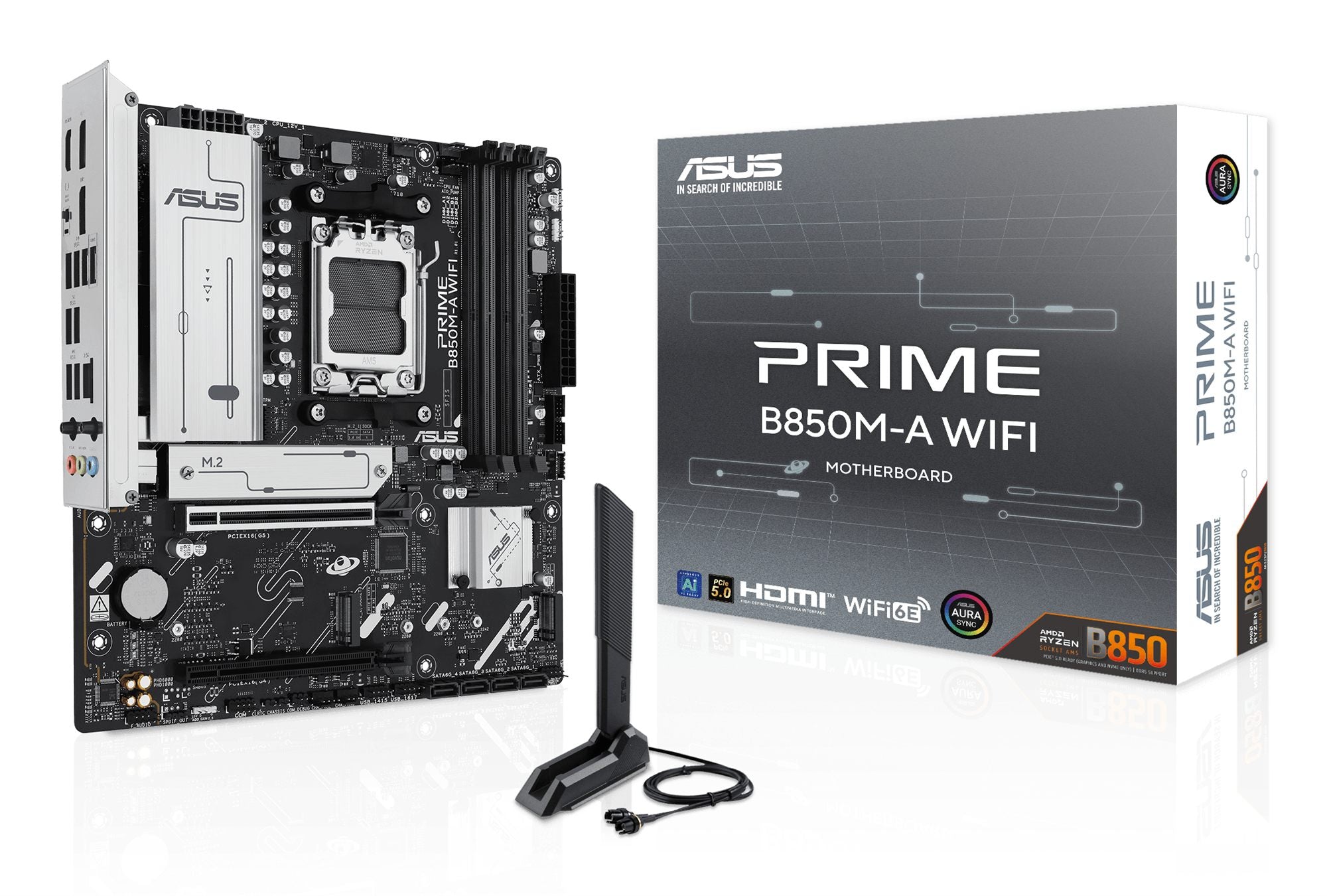 ASUS PRIME B850M-A WIFI AM5 MB 4xDDR5