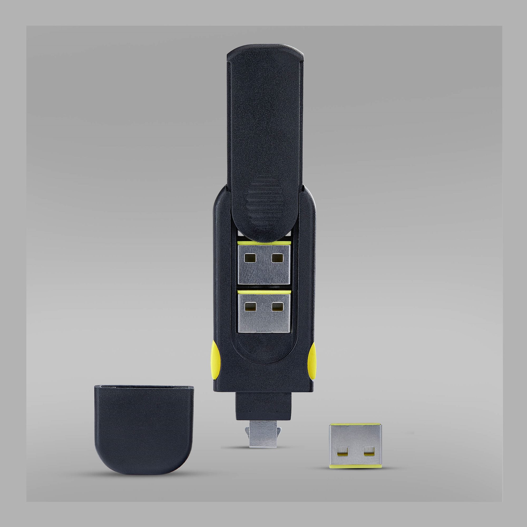 USB-A Port Blocker Key 4x USB-A Plugs