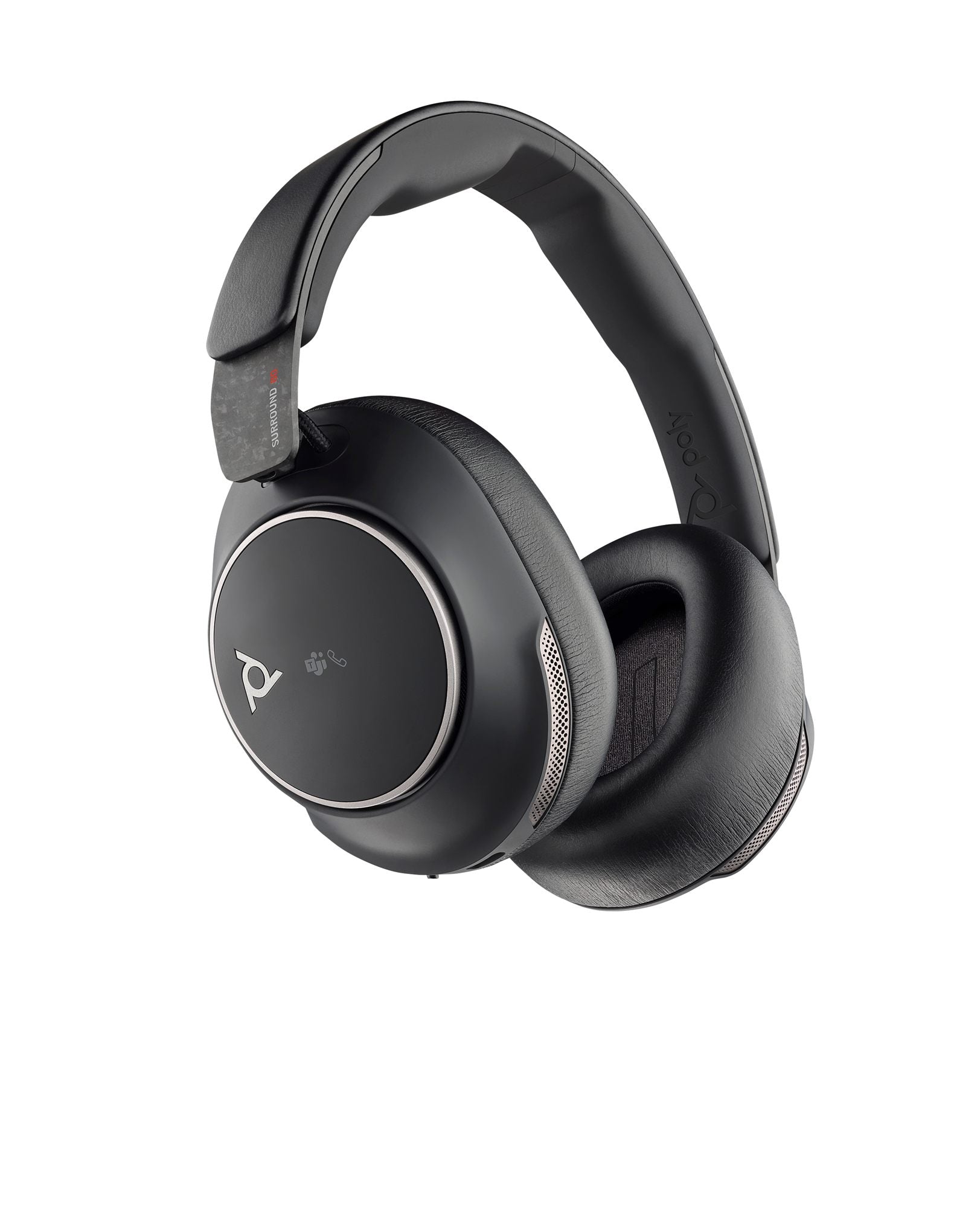 HP Poly Voyager Surround 80 UC Microsoft Teams Certified USB-C Headset +USB-C/A Adapter Sans fil Arceau Musique/Quotidien USB Type-C Bluetooth Socle de chargeme