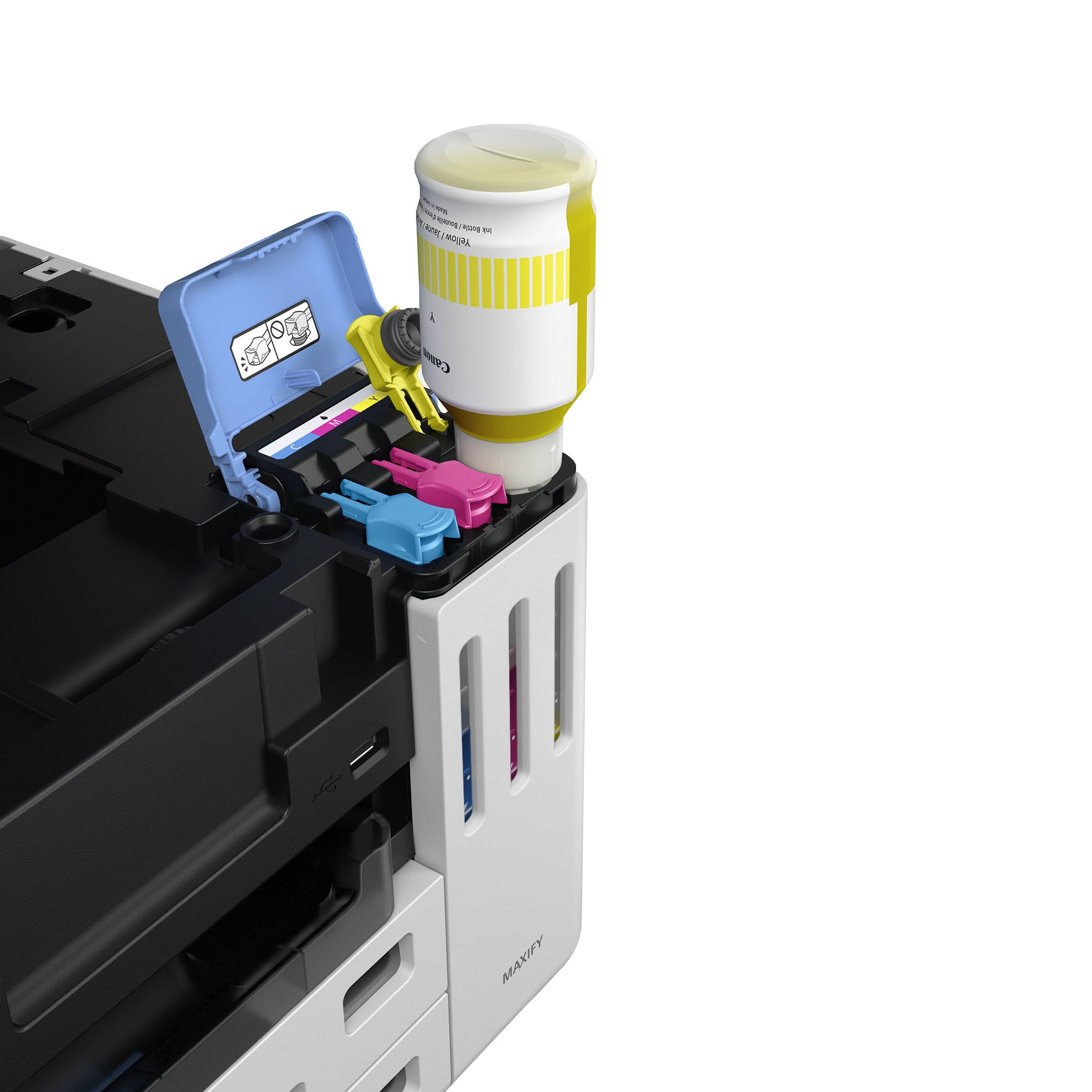 CANON MAXIFY GX7150 MegaTank MFP colour inkjet CISS Legal 216x356mm A4 24ipm Print 600sheets USB Wi-Fi LAN