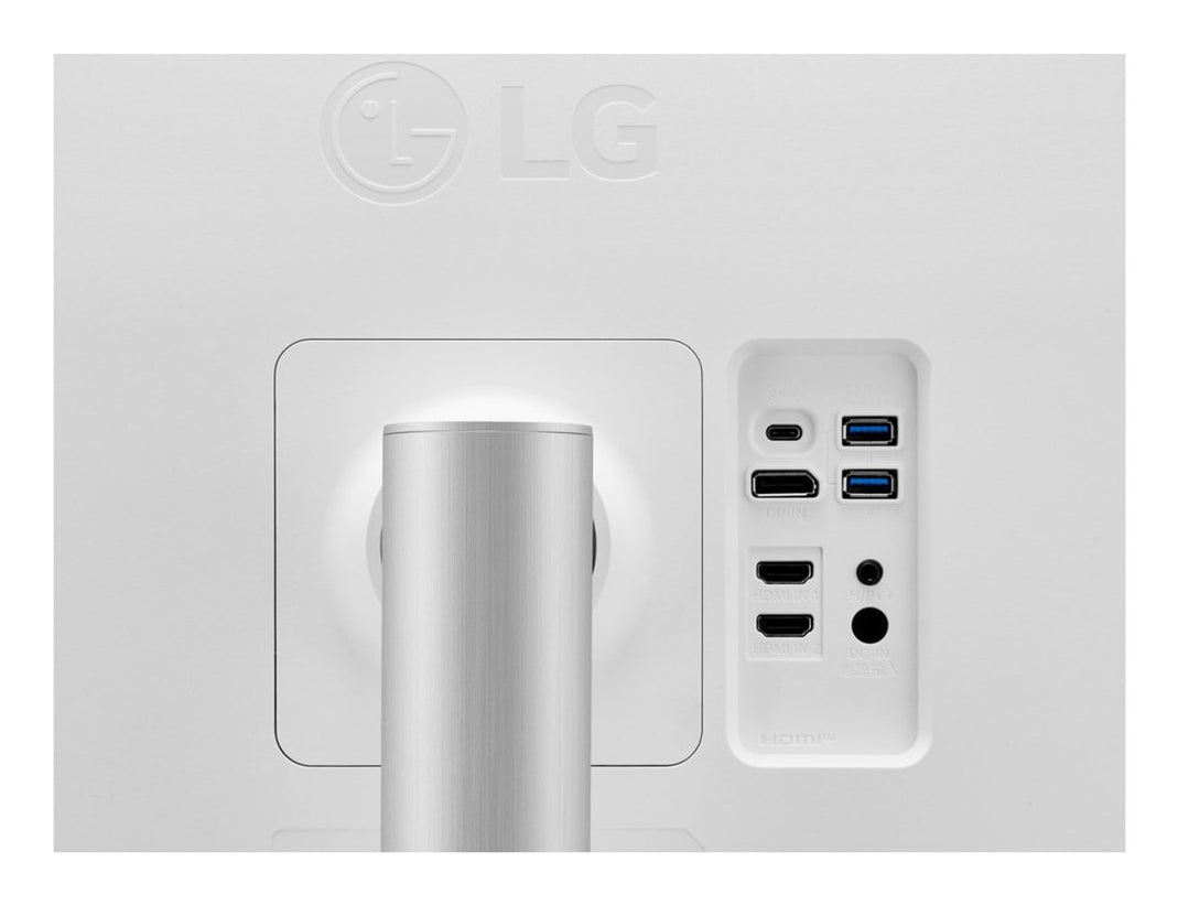 LG 27UP850K-W.AEU Écran LED - 27p - 3840 x 2160 4K UHD - IPS - 400 cd/m² - 1200:1 - DisplayHDR 400- 5ms - 2xHDMI, DP hauts parleurs