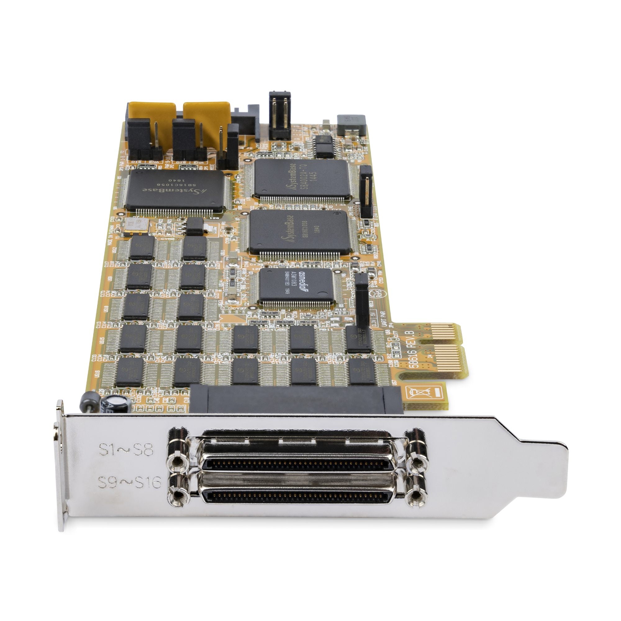Scheda seriale 16 porte DB9 RS232 - PCIe