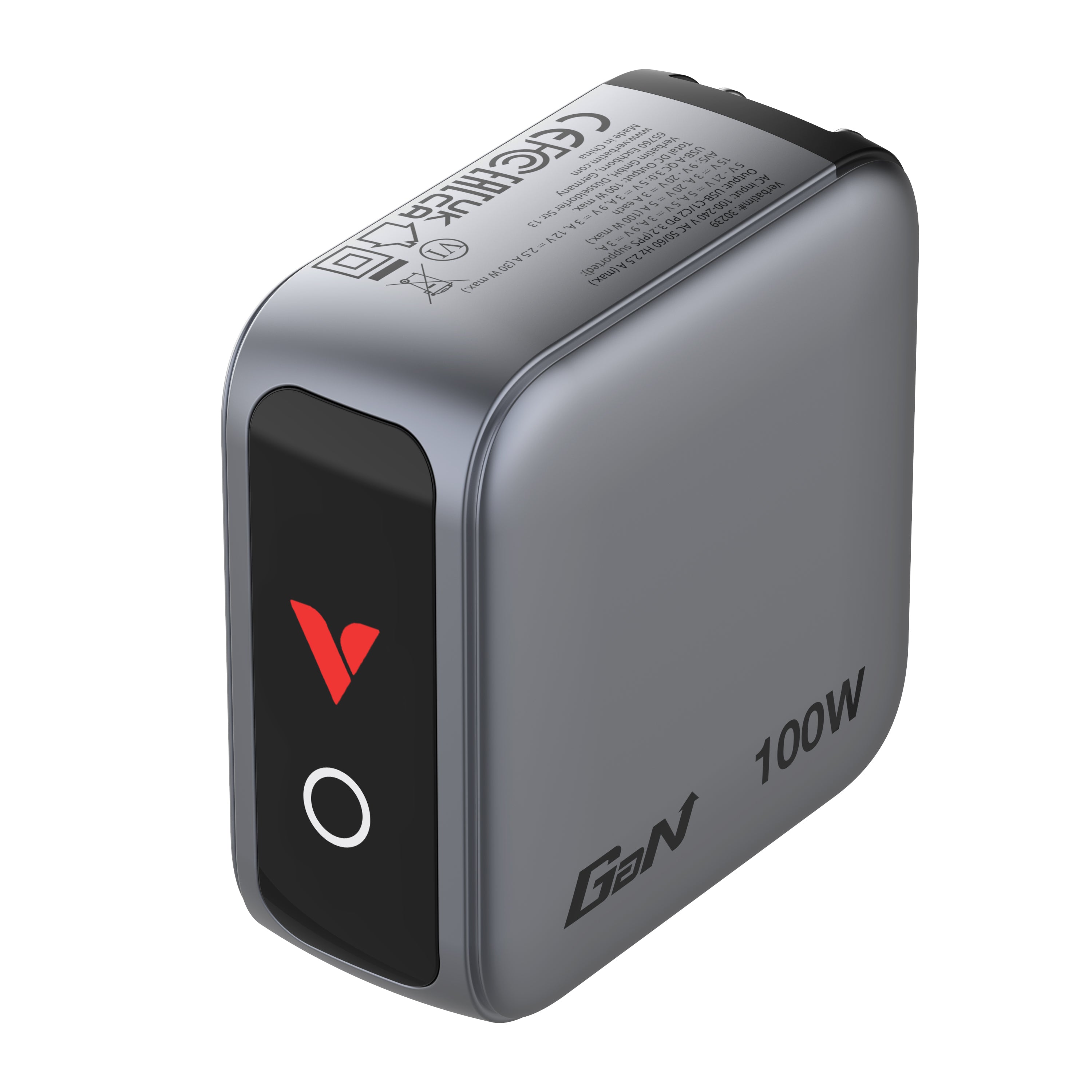 Mini GaN Charger 100W with Display