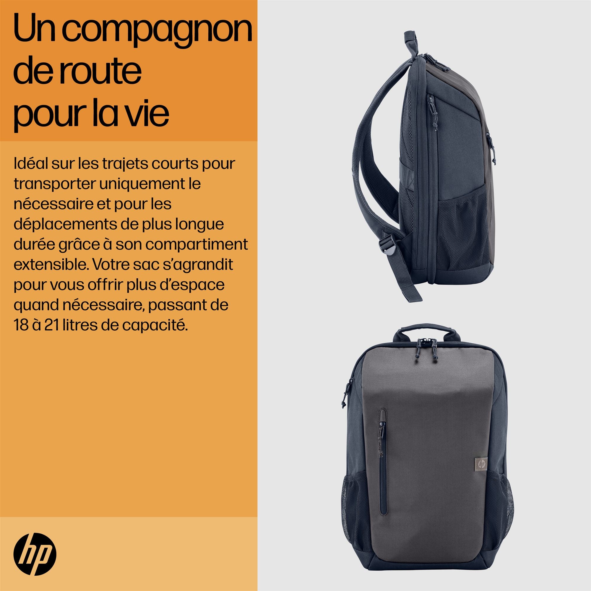 HP Travel 18 Liter 15.6p Iron Grey Laptop Backpack