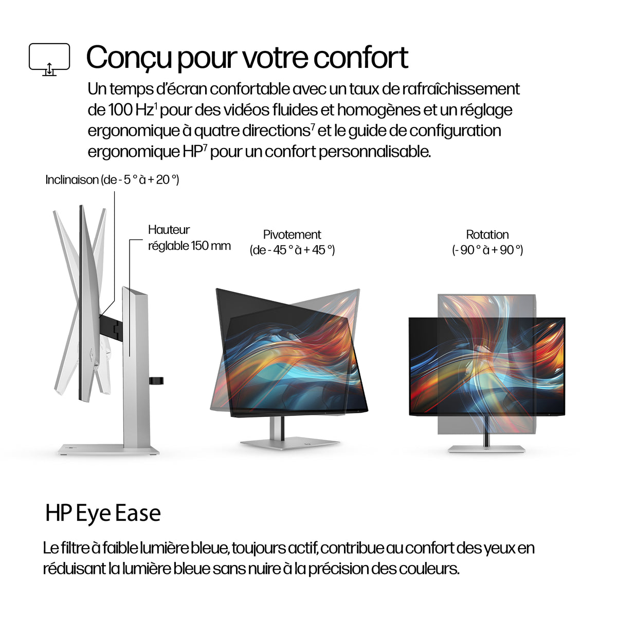 "HP Series 7 Pro 724pu écran plat de PC 61 cm (24"") 1920 x 1200 pixels LCD Argent"