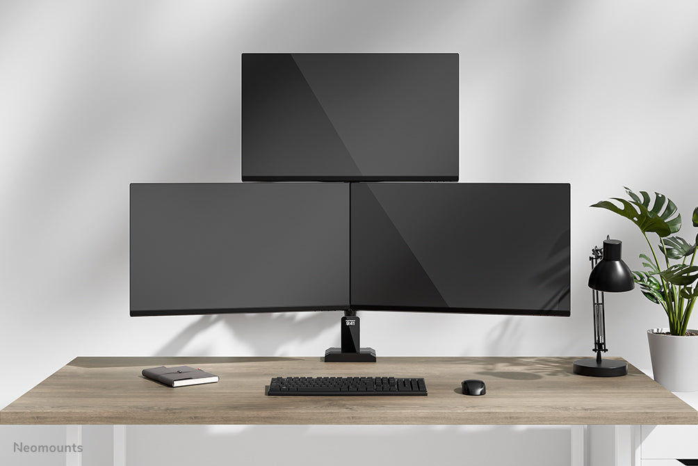 Neomounts DS60-600BL2-1 Triple monitor a