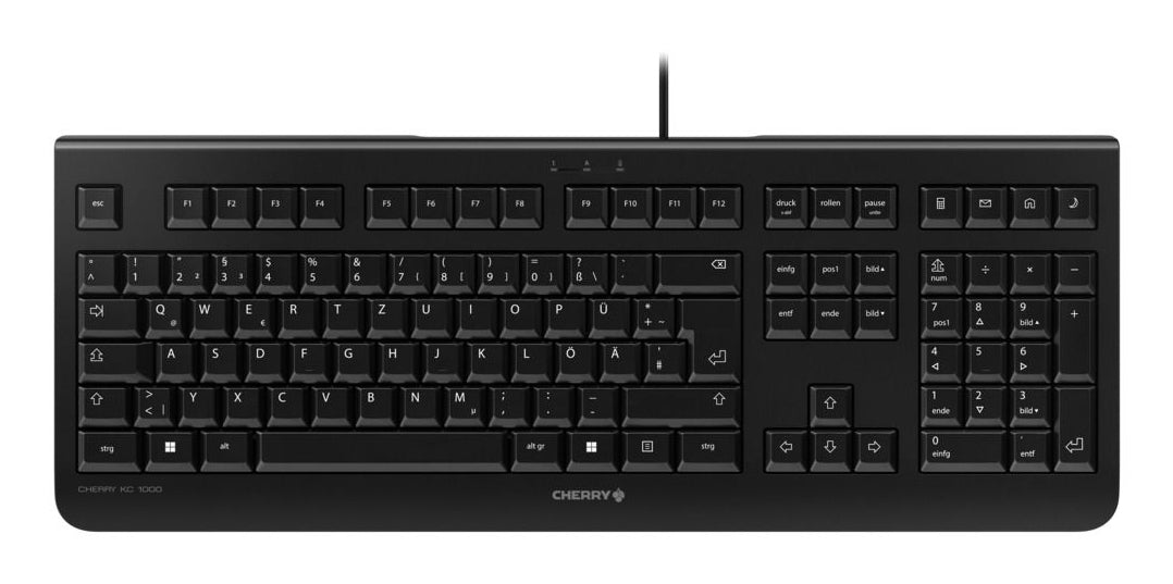 CHERRY Clavier KC-1000 USB noir AZERTY (BE)