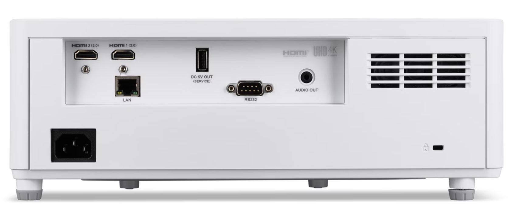 ACER PL6820 Vidéoprojecteur Laser 4K UHD 5500lm 3000000:1 Zoom 1.7X RJ45