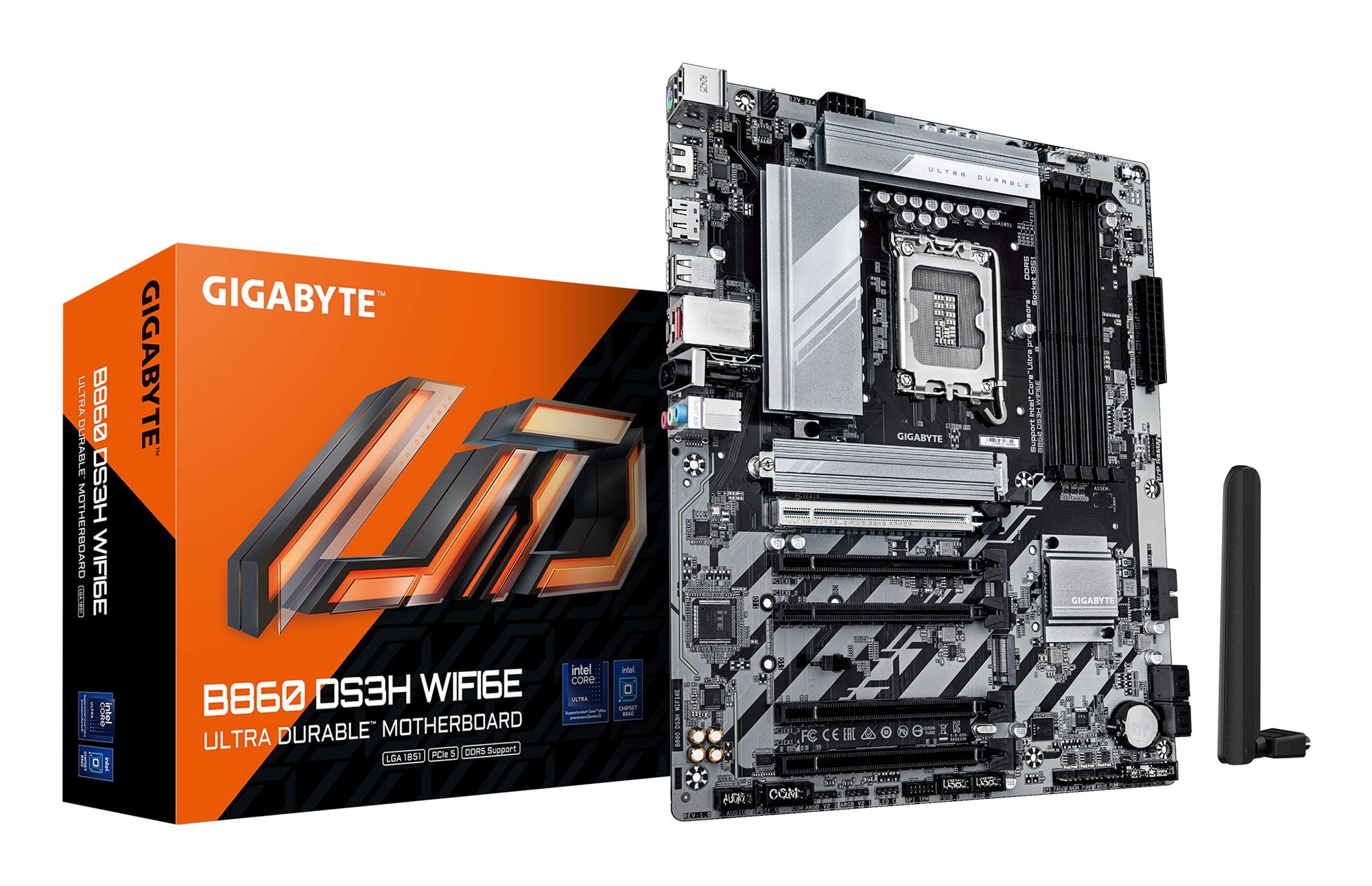 GIGABYTE B860 DS3H WIFI6E carte mere Intel B860 LGA 1851 (Socket V1) ATX