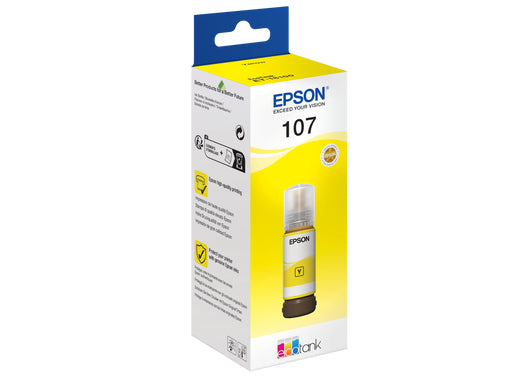 EPSON 1LB 107 EcoTank Yellow Ink Bottle