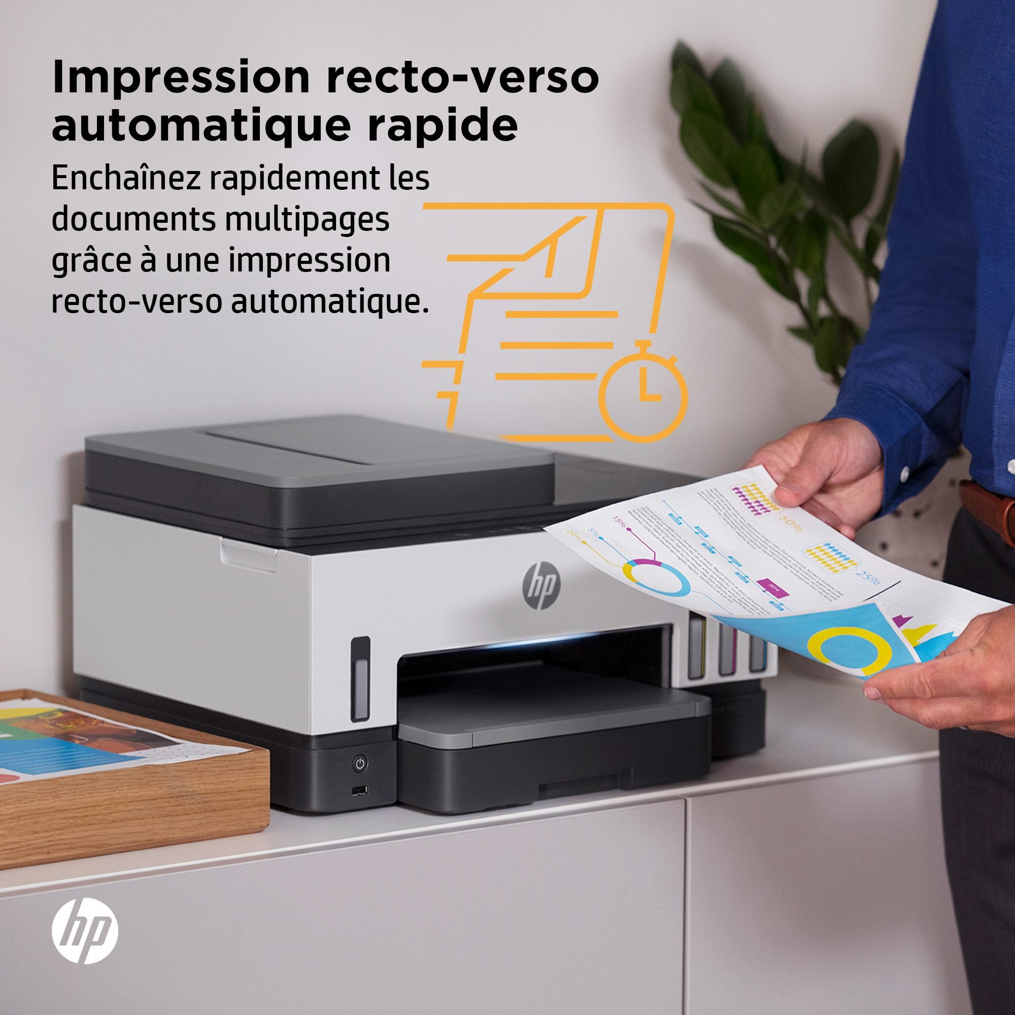 HP Smart Tank 7605 All-in-One MFP colour inkjet refillable A4 13ppm Copy 15ppm Print 250sheets USB Wi-Fi Bluetooth