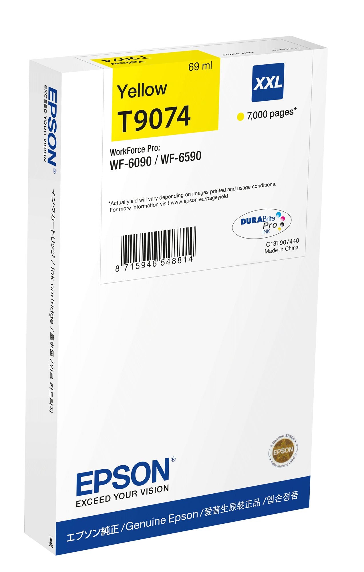 EPSON 1LB WF-6xxx Ink Cartridge Yellow XXL