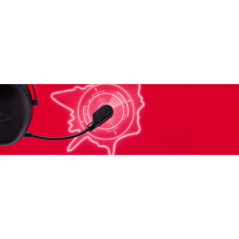 Casque sans fil HyperX Cloud III avec microphone, rouge