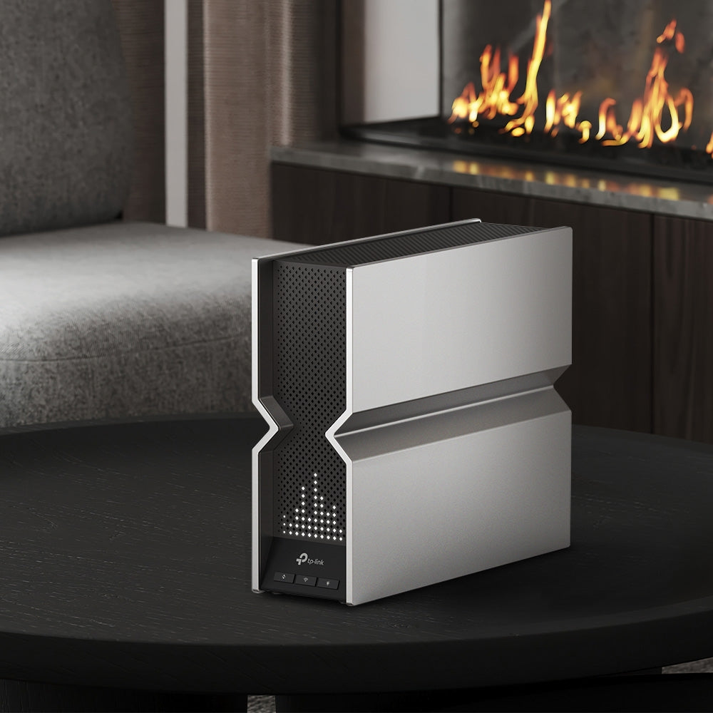 TP-LINK BE19000 Tri Band Wi-Fi 7 Router 1376Mbps at 2.4GHz + 5760Mbps at 5GHz + 11520Mbps at 6GHz 8x Internal Antennas
