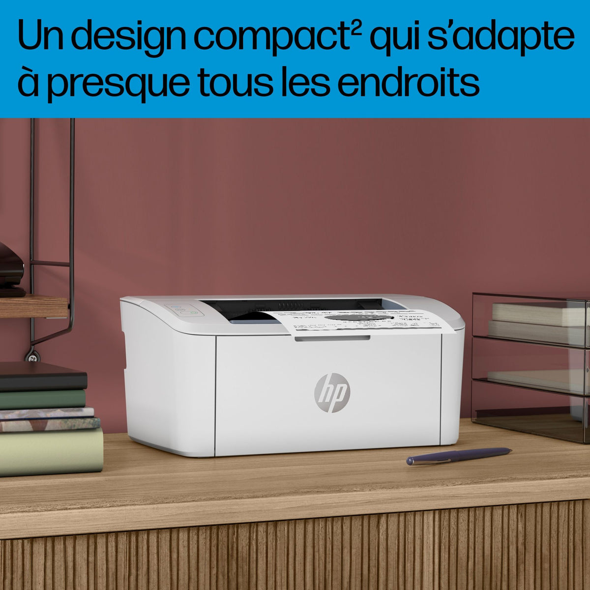 HP LaserJet M110w Printer Mono B/W laser A4/Letter 600x600dpi 20ppm capacity 150 sheets USB 2.0 Wi-Fi Bluetooth LE