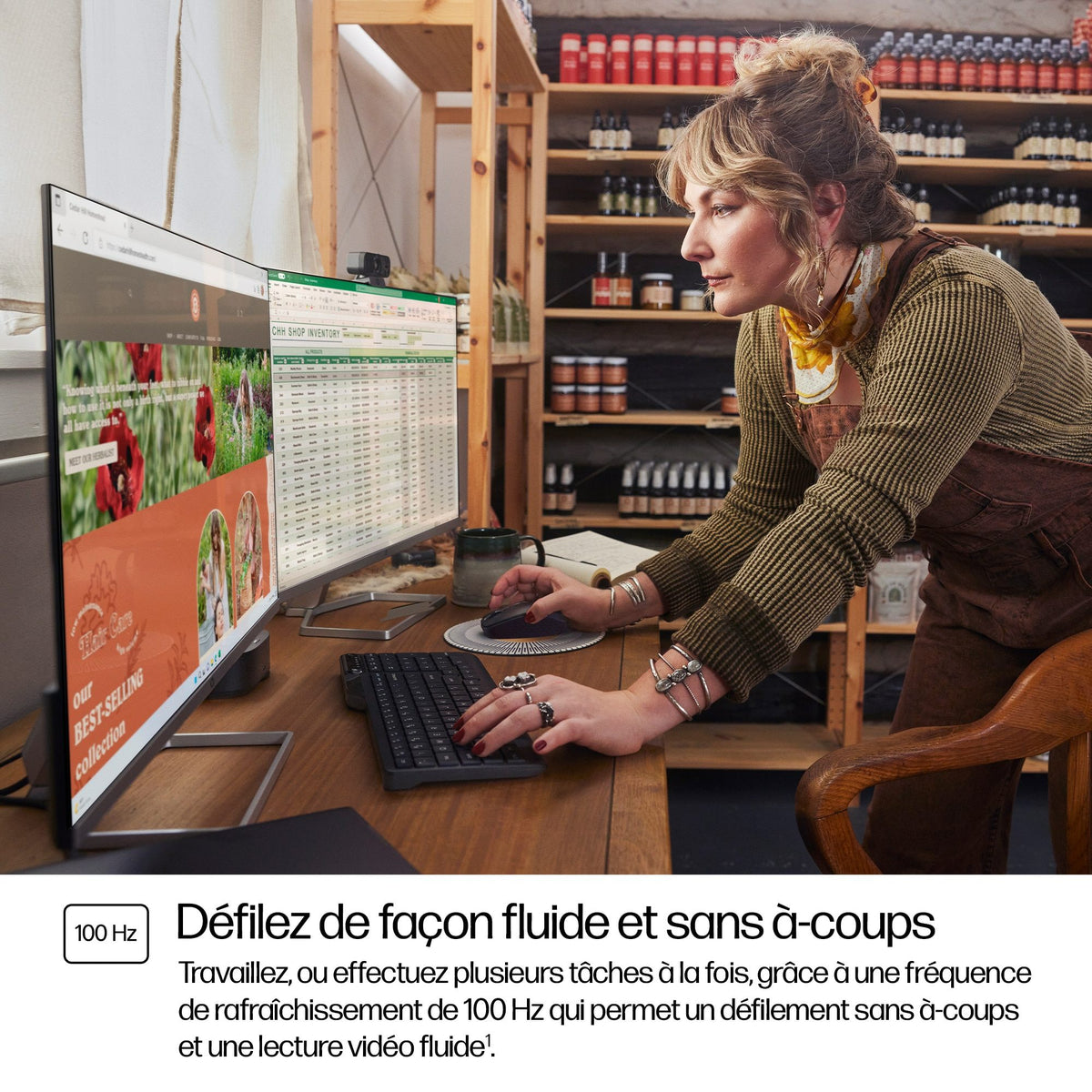 "HP Series 5 27 inch FHD Monitor - 527sf écran plat de PC 68,6 cm (27"") 1920 x 1080 pixels LCD Blanc"