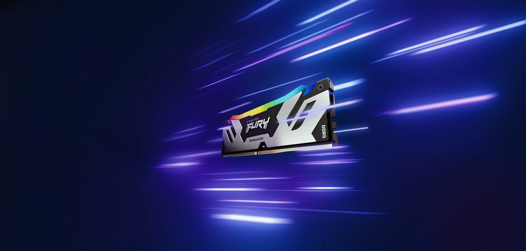 KINGSTON 48Go 8000MT/s DDR5 CL38 DIMM Kit of 2 FURY Renegade RGB Silver