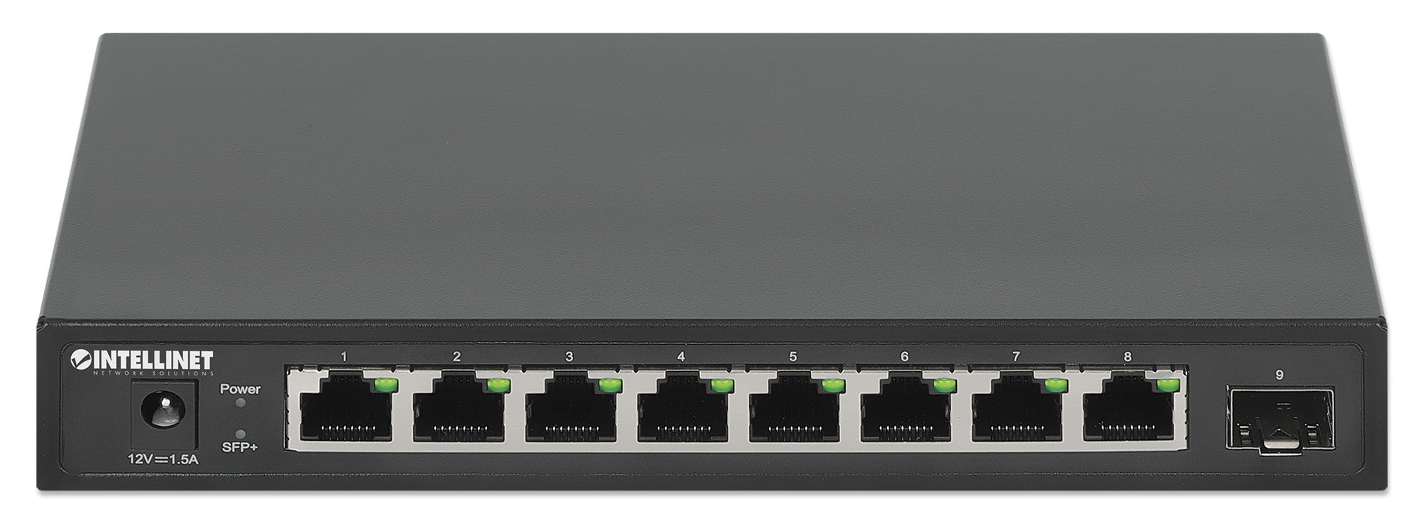 Intellinet 562096 commutateur réseau Non-géré 2.5G Ethernet (100/1000/2500) Noir