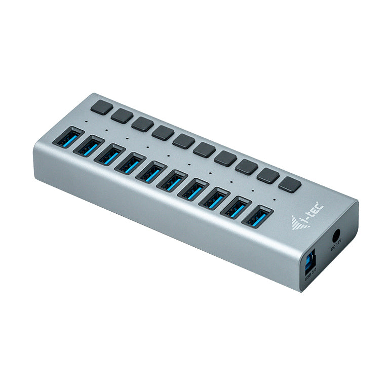 I-TEC USB 3.0 Charging HUB 10port port with external power adapter 48W 10x USB charging port for Tablets Notebooks Ultrabooks PC
