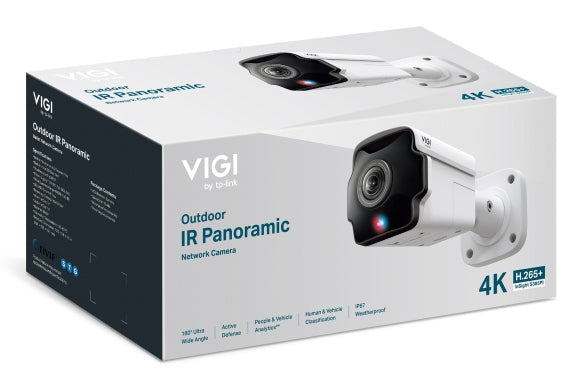 TP-LINK VIGI 8MP Outdoor IR Panoramic Bullet Network Camera