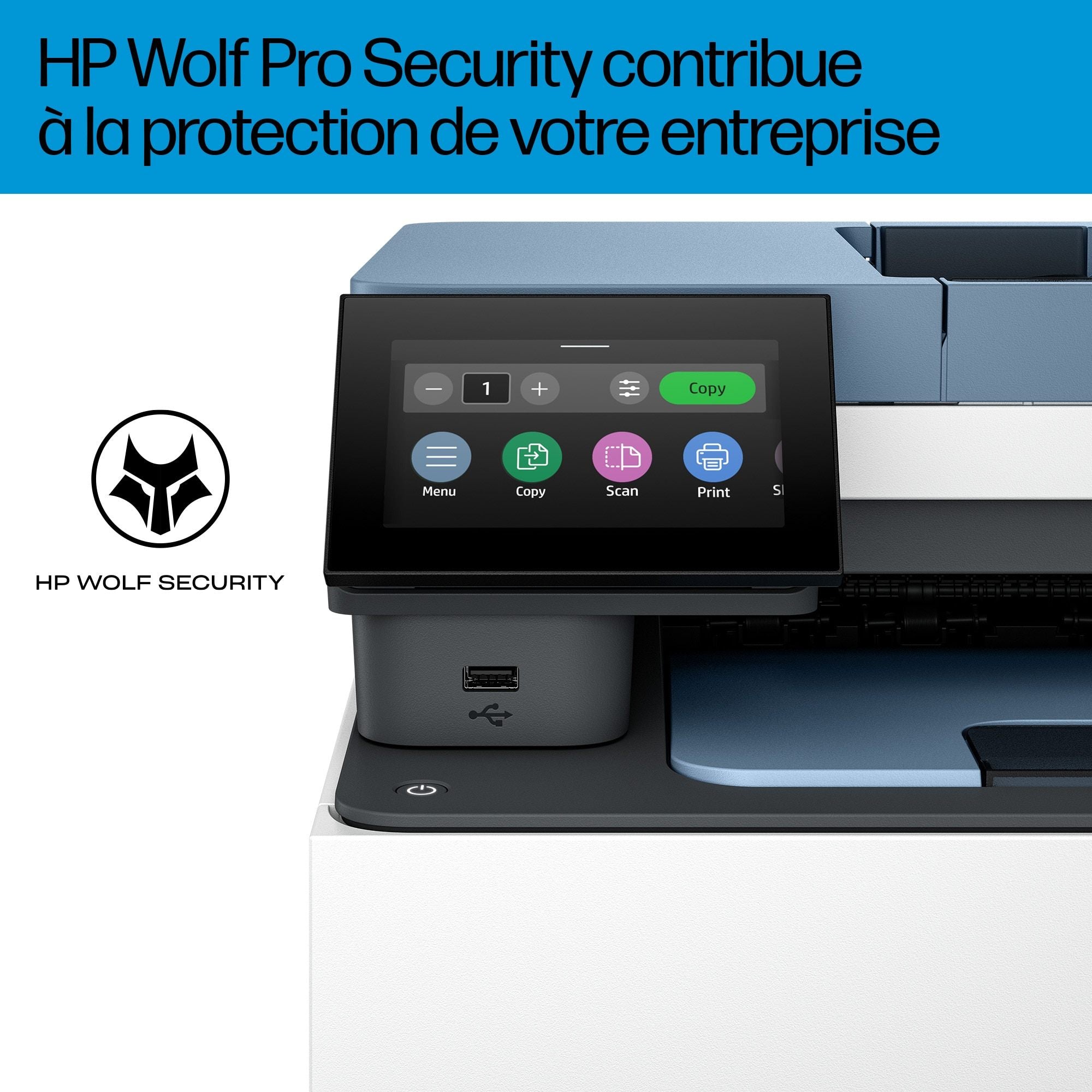HP Color LaserJet Pro MFP 3302fdn MFP colour laser A4 25ppm Copy 25ppm Print 250sheets LAN USB Imprimante a4