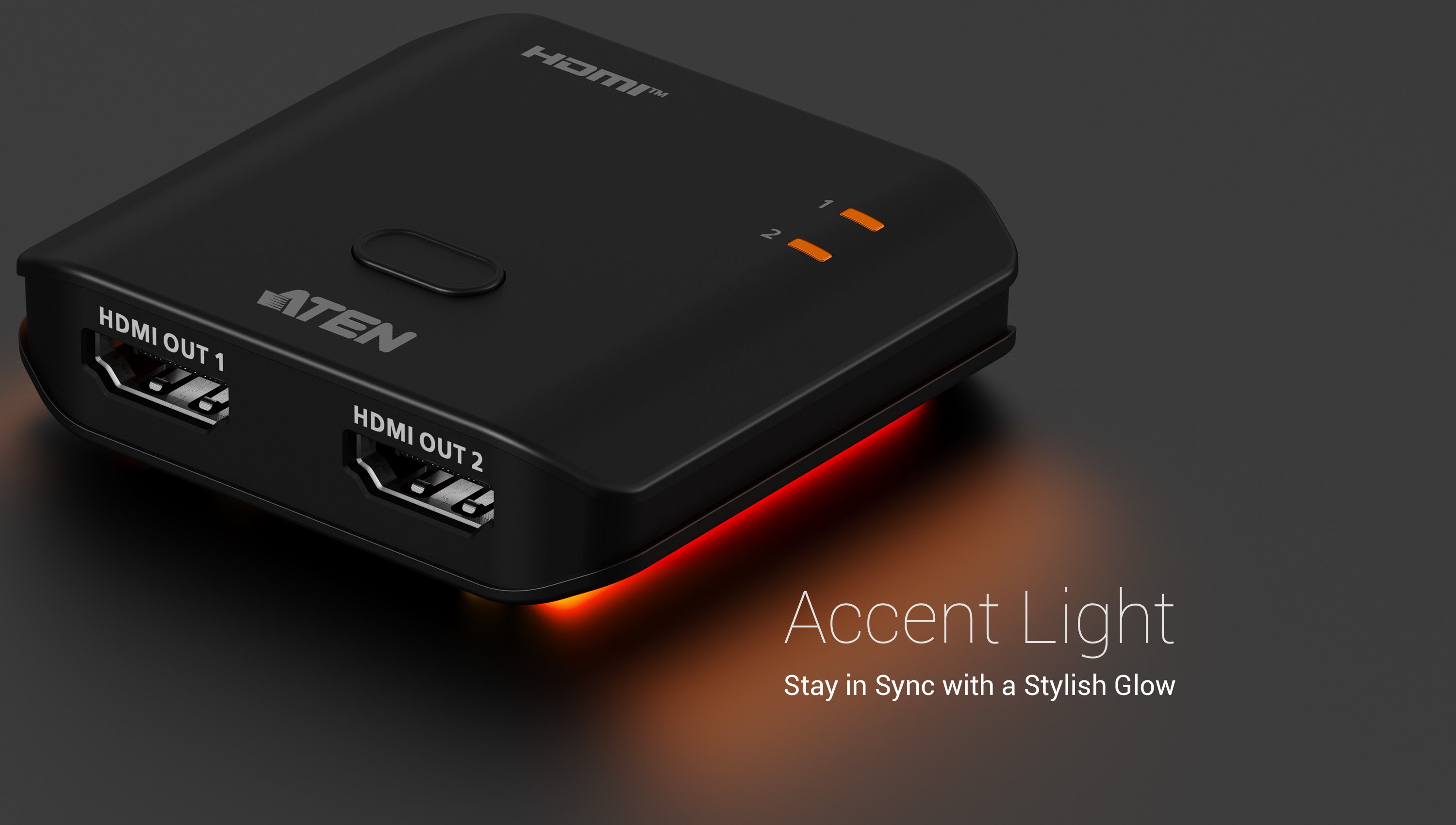 Aten VS4812-AT 2-Port True 4K HDMI Répartiteur