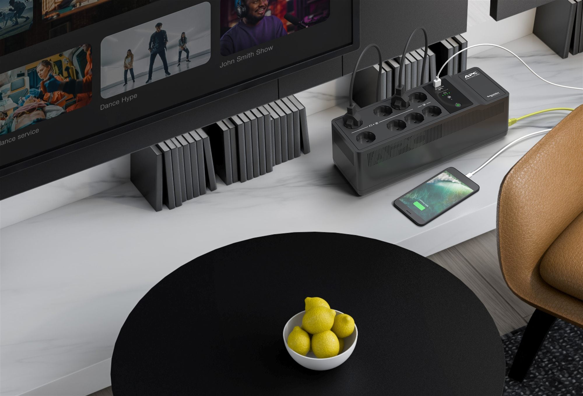 Back UPS 850VA 230V USB-C+A Charge Port