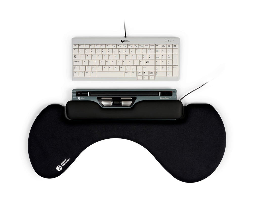 Souris centrale Ergoslider Plus USB noire
