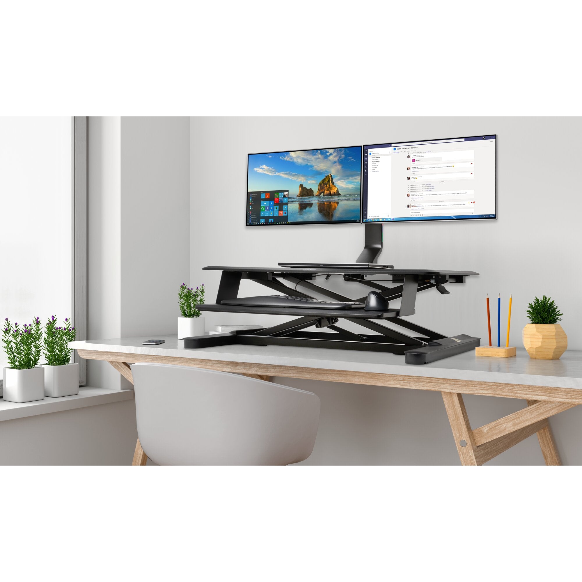 Kensington Space Saving Monitor Arm Dual