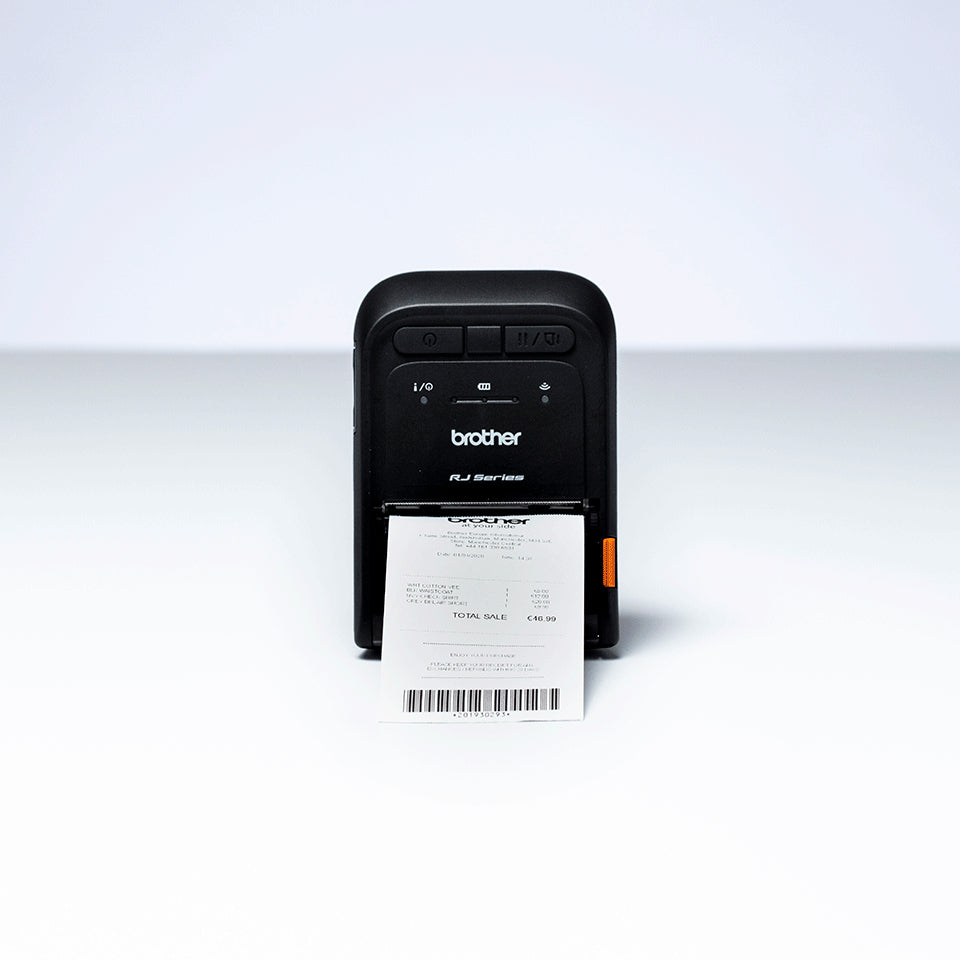 BROTHER RuggedJet RJ-2035B Receipt printer direct thermal Roll 57mm 203dpi 101.6mm/sec USB 2.0 NFC Bluetooth 5.0