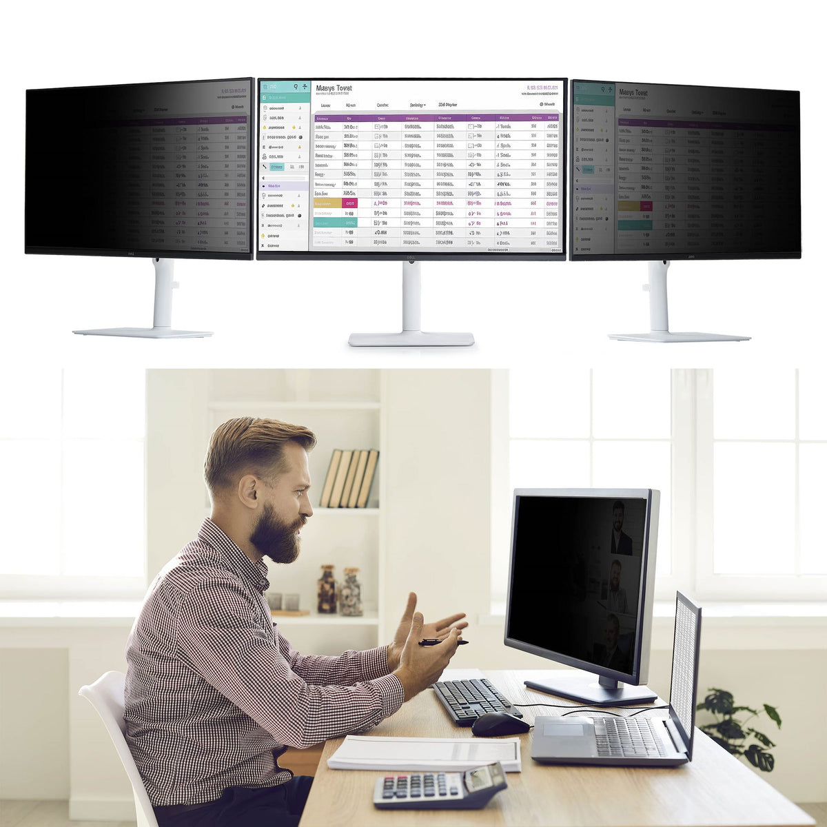 Magnetic Privacy Screen for 34" 21:9