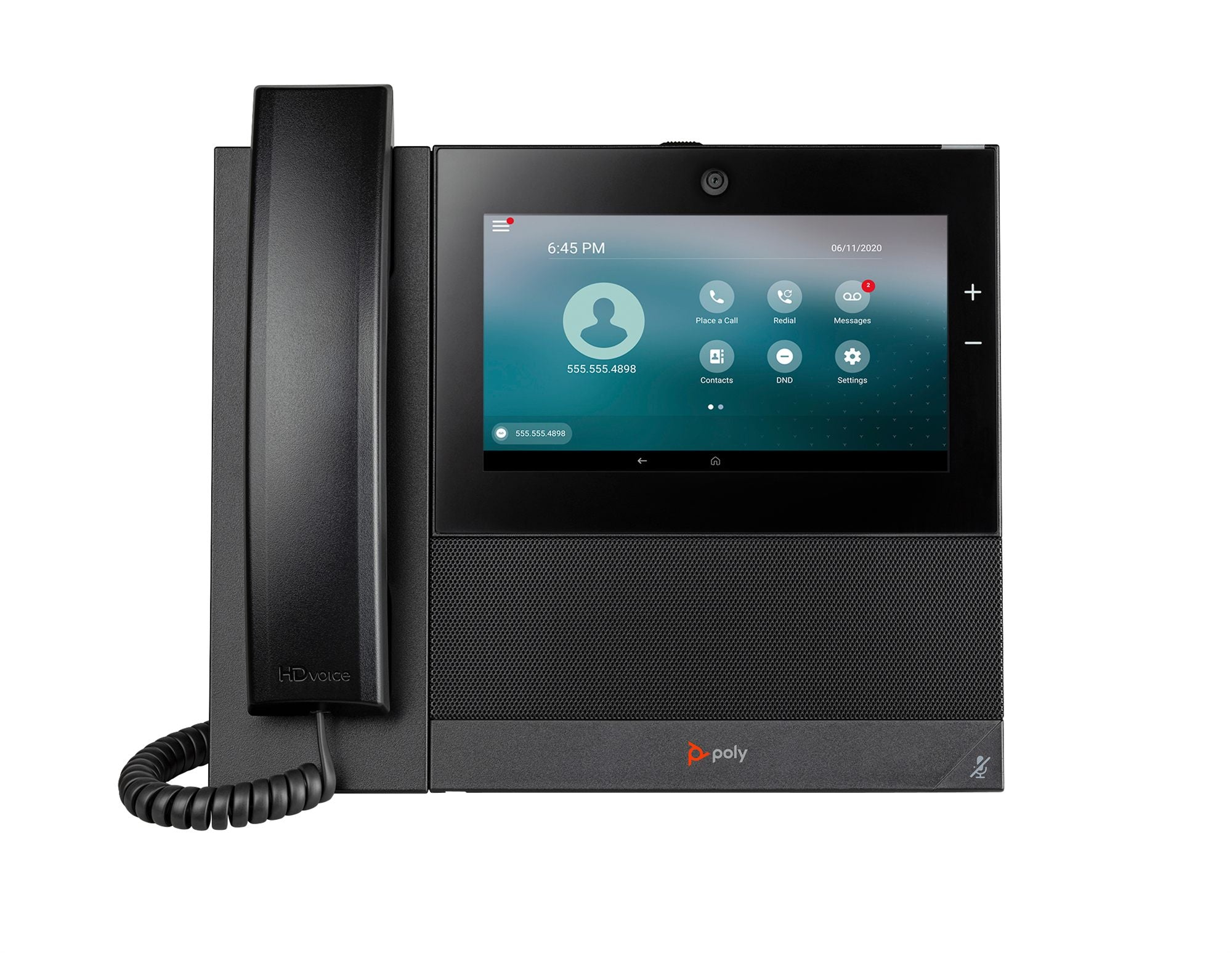 POLY CCX 700 VisioPhone IP PoE OpenSIP avec combiné