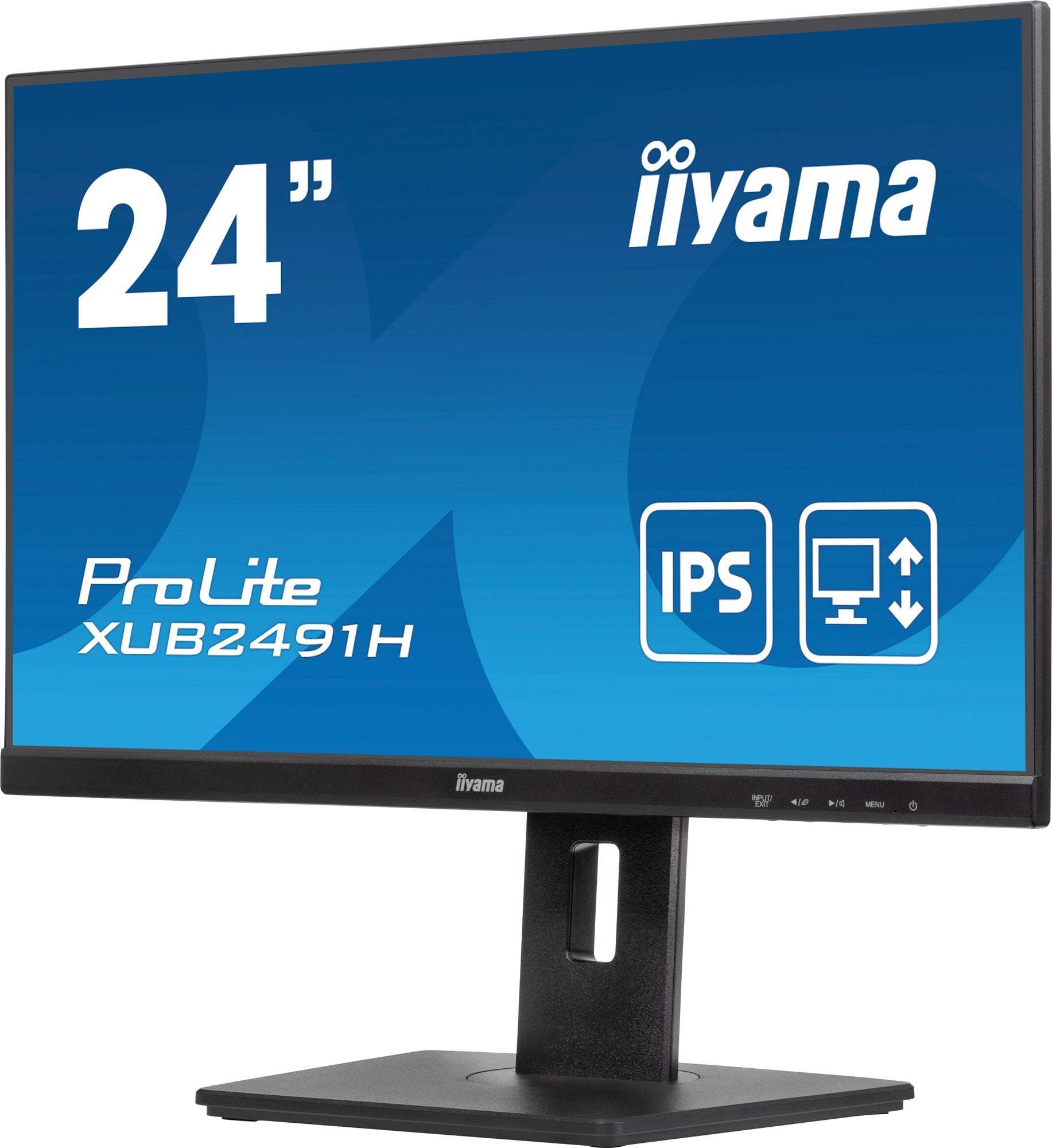 "iiyama XUB2491H-B1 24"" IPS FHD 100Hz 300cd/m2 4ms HDMI DP 15cm Support réglable en hauteur"
