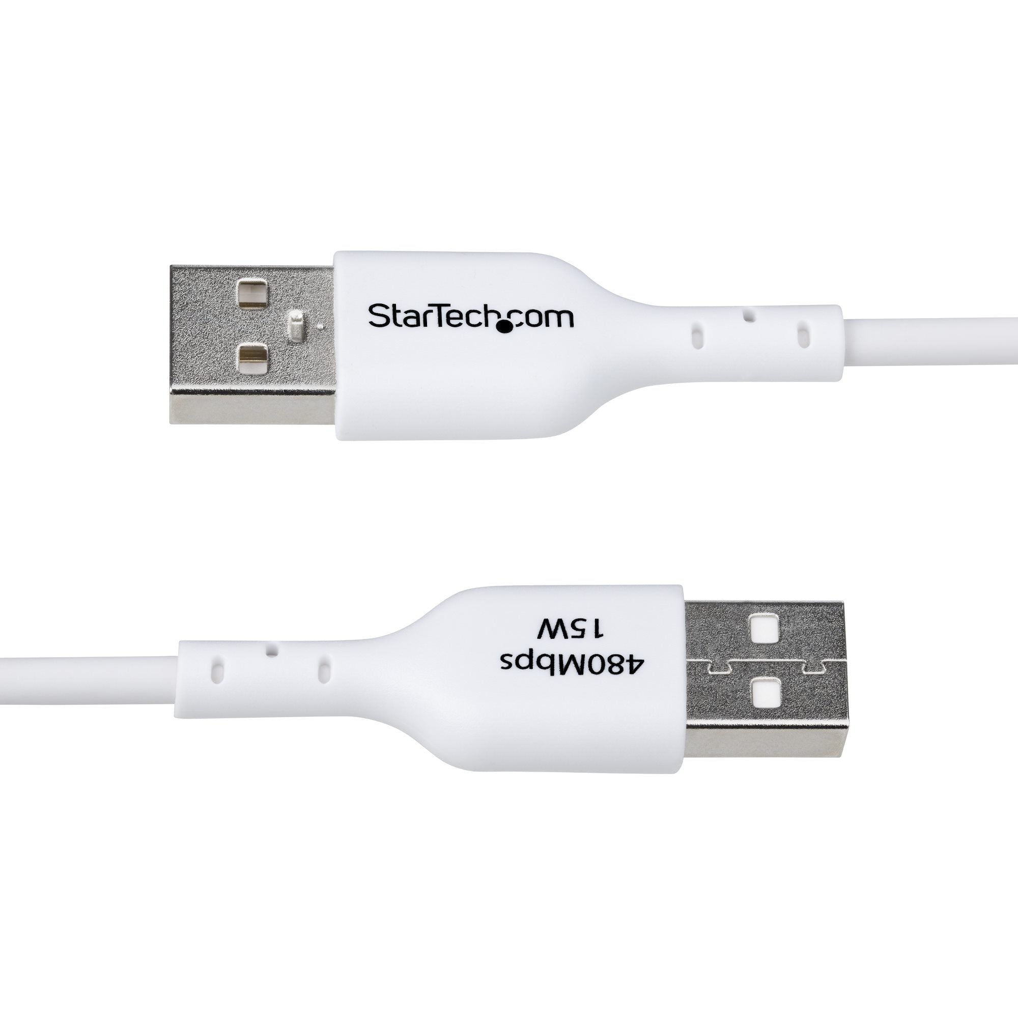 1m White USB-A to USB-C Charging Cable
