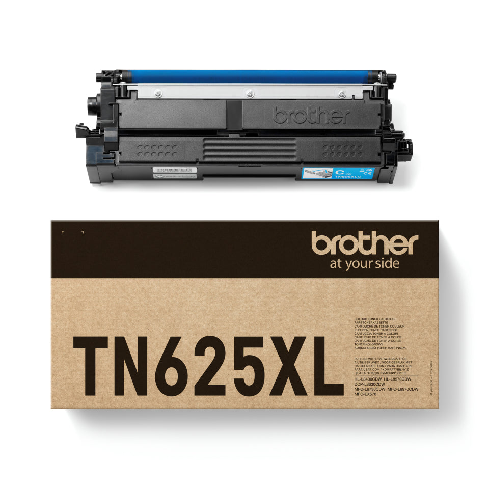 BROTHER TN-625XLC HY Cyan Toner Cartridge 4.5K pages