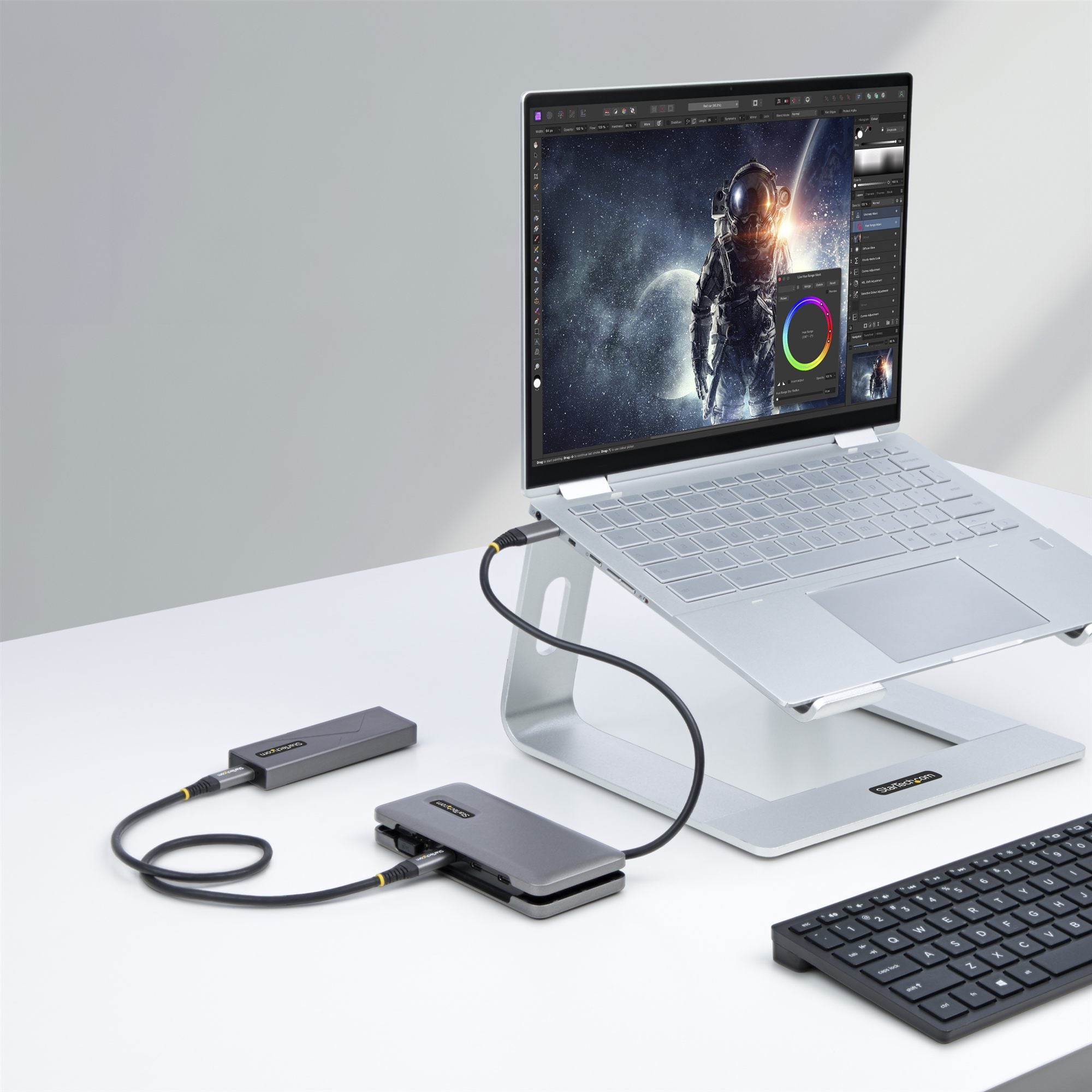 4-Port USB-C Hub 1x USB-A/3x USB-C Ports