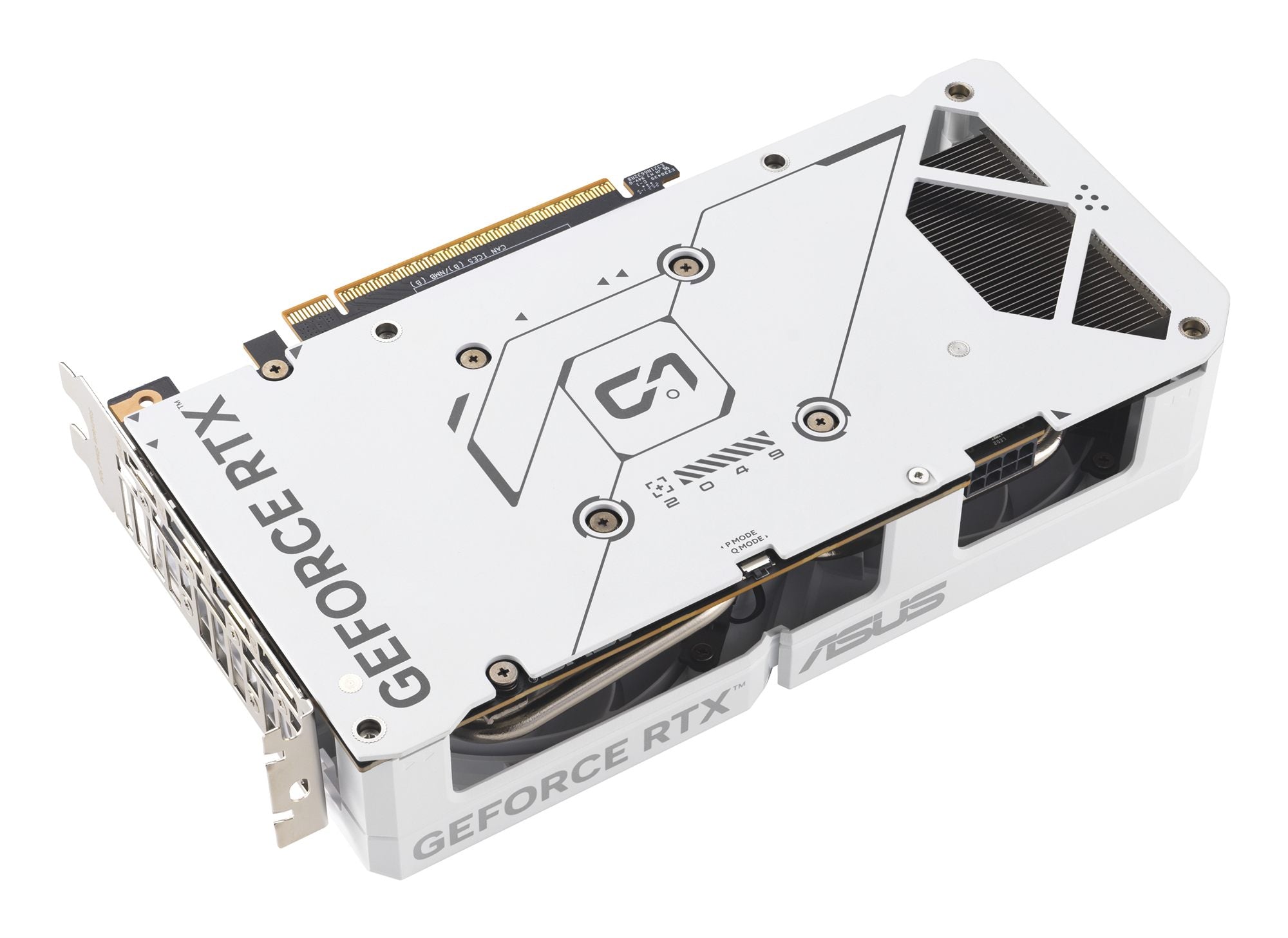 ASUS DUAL RTX 5060 OC 8Go GDDR7 3xDP 1xHDMI WHITE