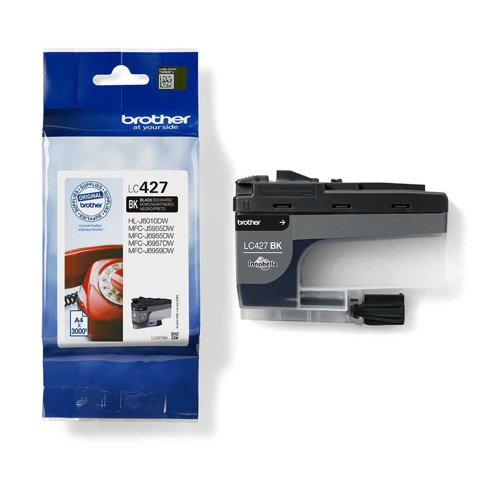 BROTHER Black Ink Cartridge - 3000 Pages