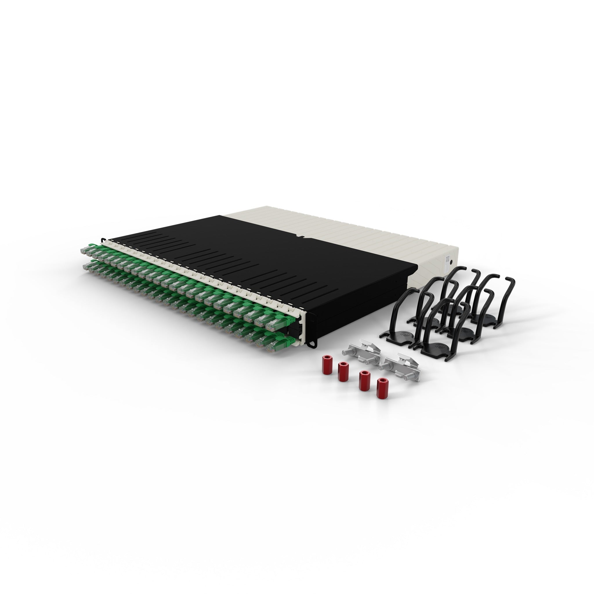 PATCHBOX ONE 24x CAT6A UTP VERT 0,8 m 8U