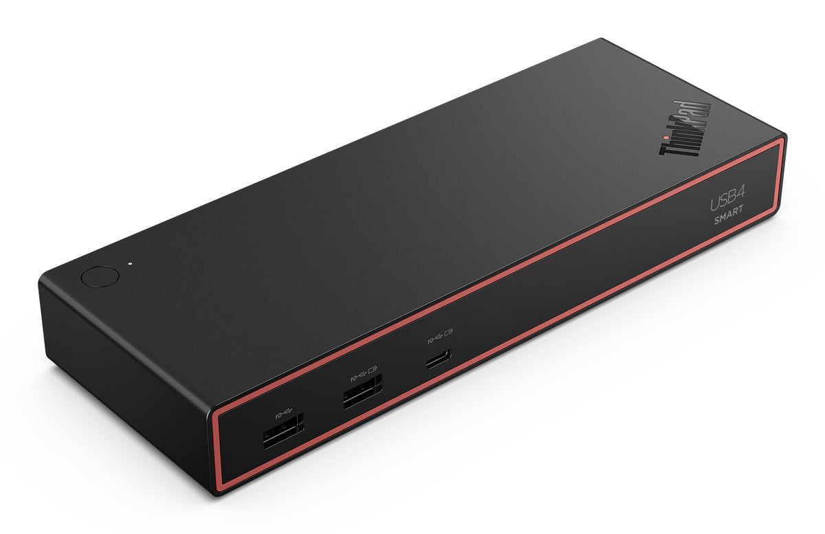 LENOVO ThinkPad Smart Dock 5500 Docking station USB4 HDMI 2xDisplayport (DP) 2xUSB-C LAN (RJ-45) 1GbE 4xUSB 100Watt Europe (EU)