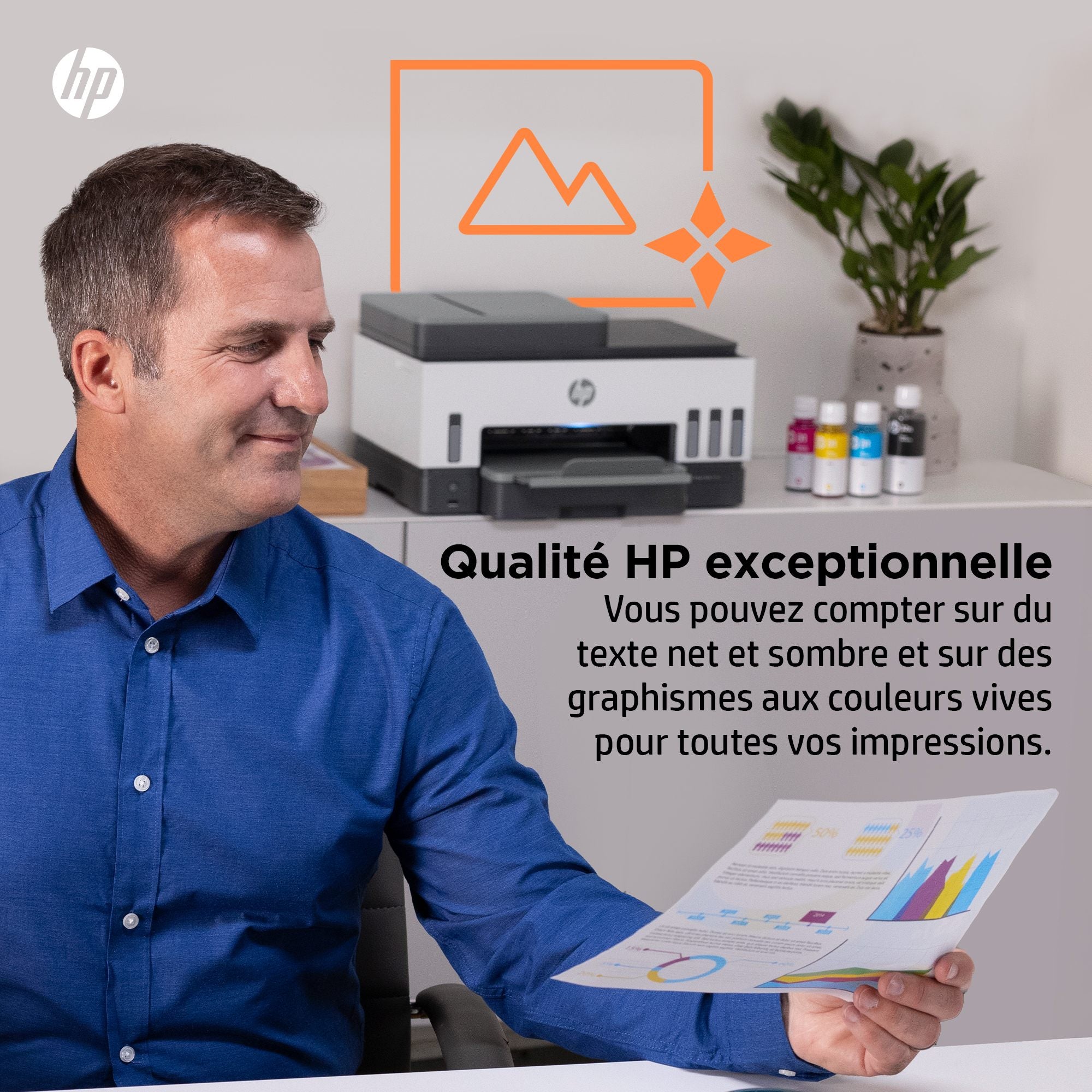 HP Smart Tank 7605 All-in-One MFP colour inkjet refillable A4 13ppm Copy 15ppm Print 250sheets USB Wi-Fi Bluetooth