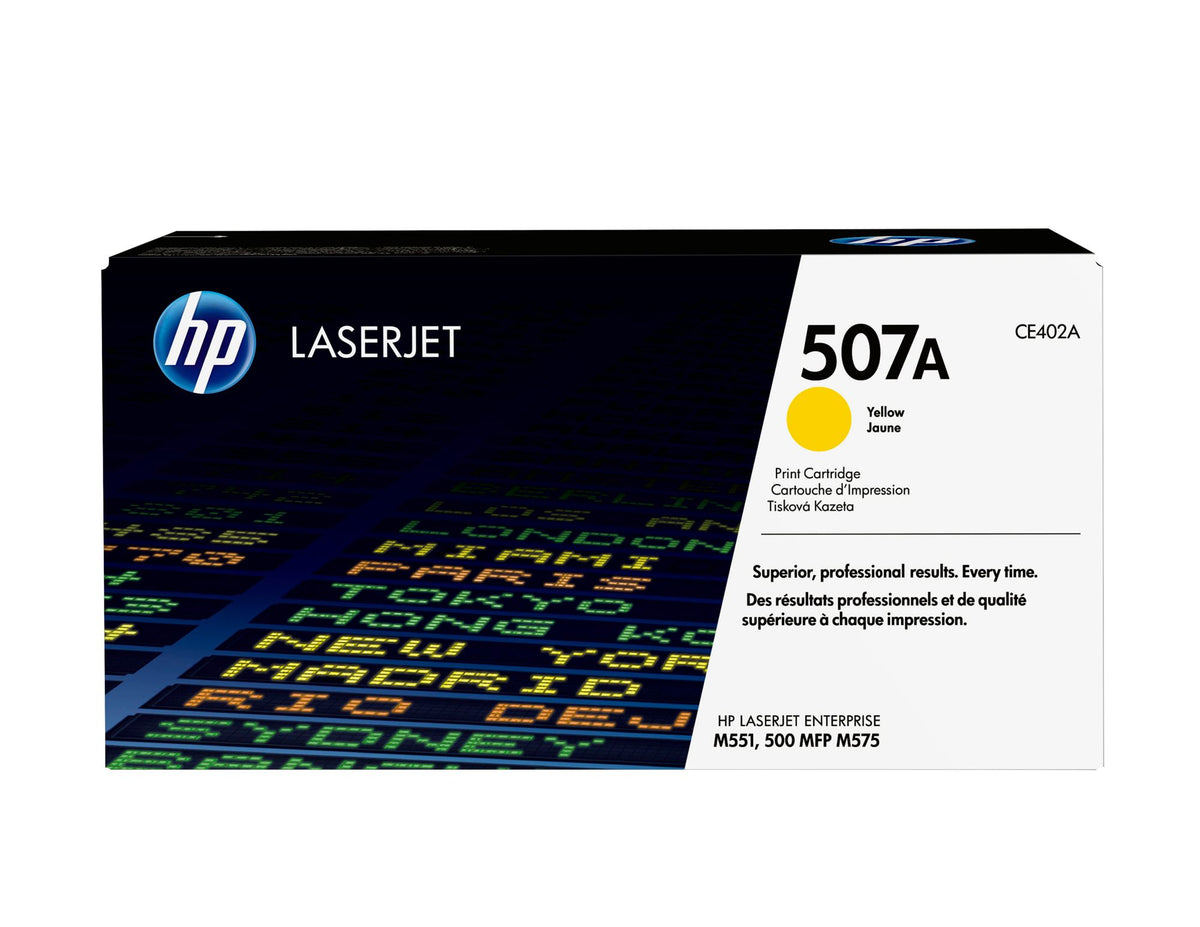 HP 507A original Toner cartridge CE402A yellow standard capacity 6.000 pages 1-pack