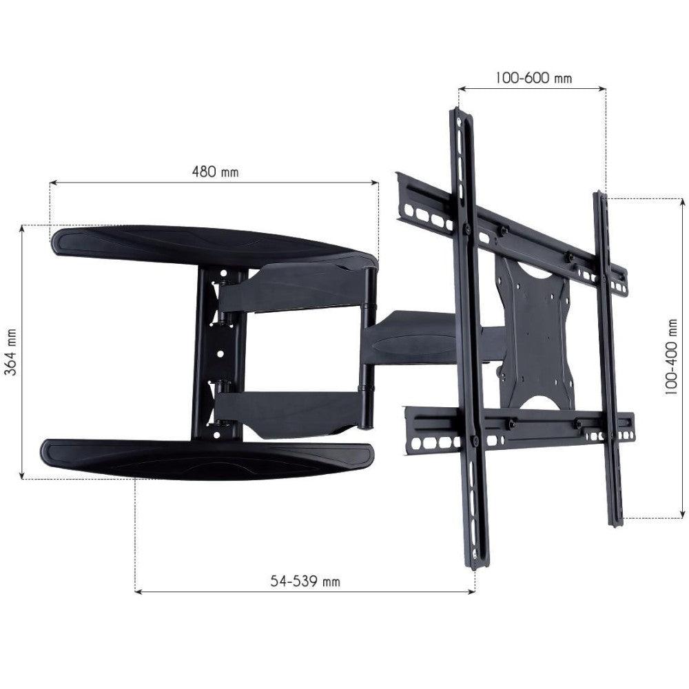 "Techly ICA-PLB 171L Support mural pour TV 40-65"" LED/LCD 35kg pivotant inclinable"