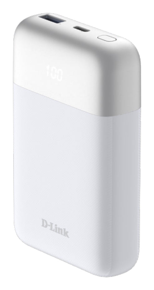 D-LINK PowerBank 1000mAh 1 port USB-C 18W max 1 port USB-A 15W max