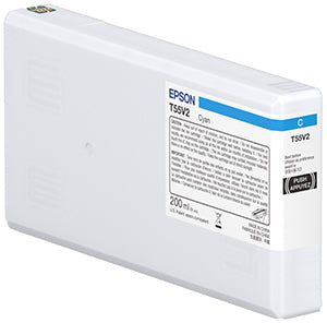 EPSON 4LB T55W2 Cyan Ink Cartridge 200ml