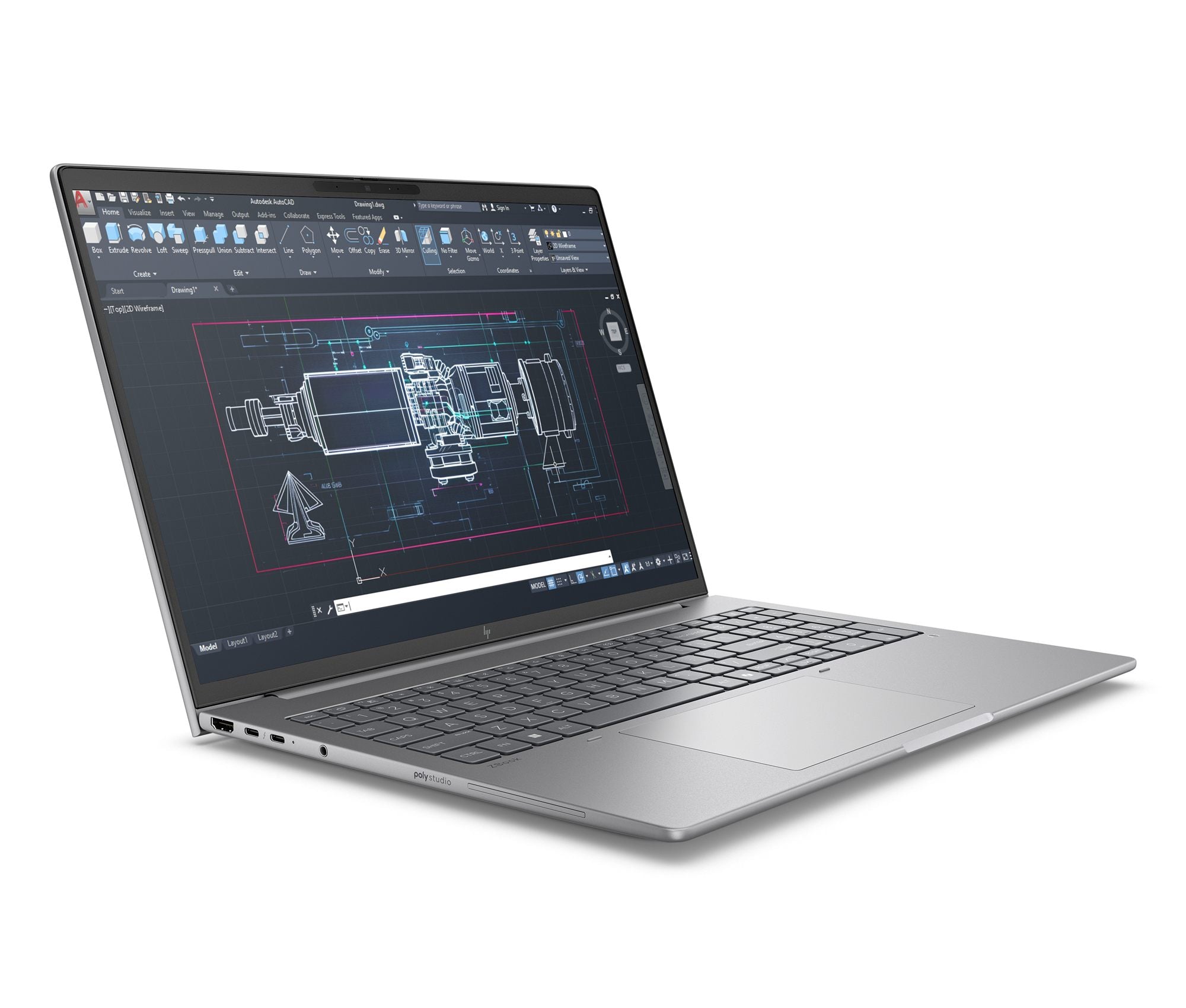 HP ZBook 8 G1i Intel Core Ultra 7 255H 16p WUXGA 32Go 1To Intel Arc 140T W11P 3/3/3