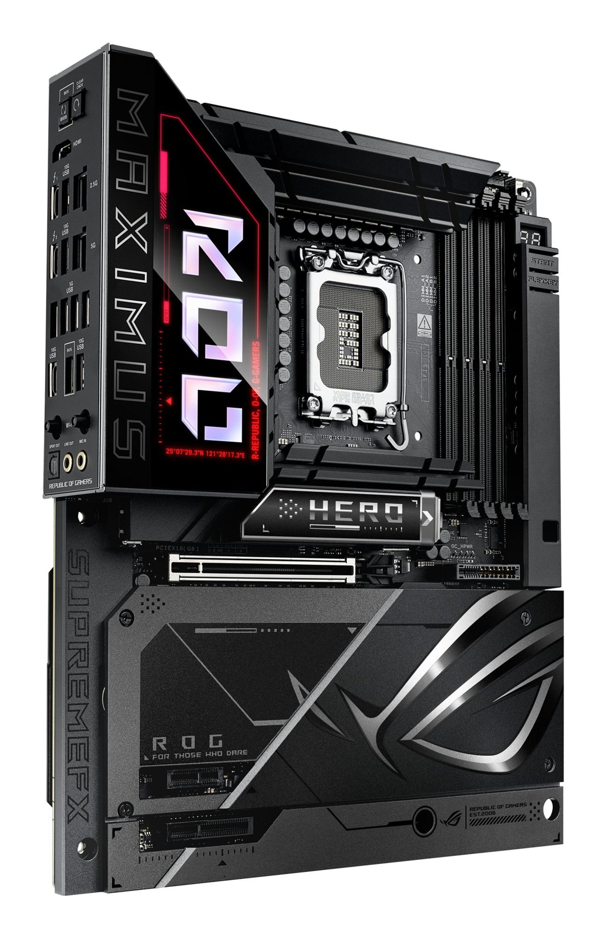 ASUS ROG MAXIMUS Z890 HERO BTF LGA 1851 DDR5 ATX motherboard 1xHDMI 2xThunderbolt 6xM.2 4xSATA