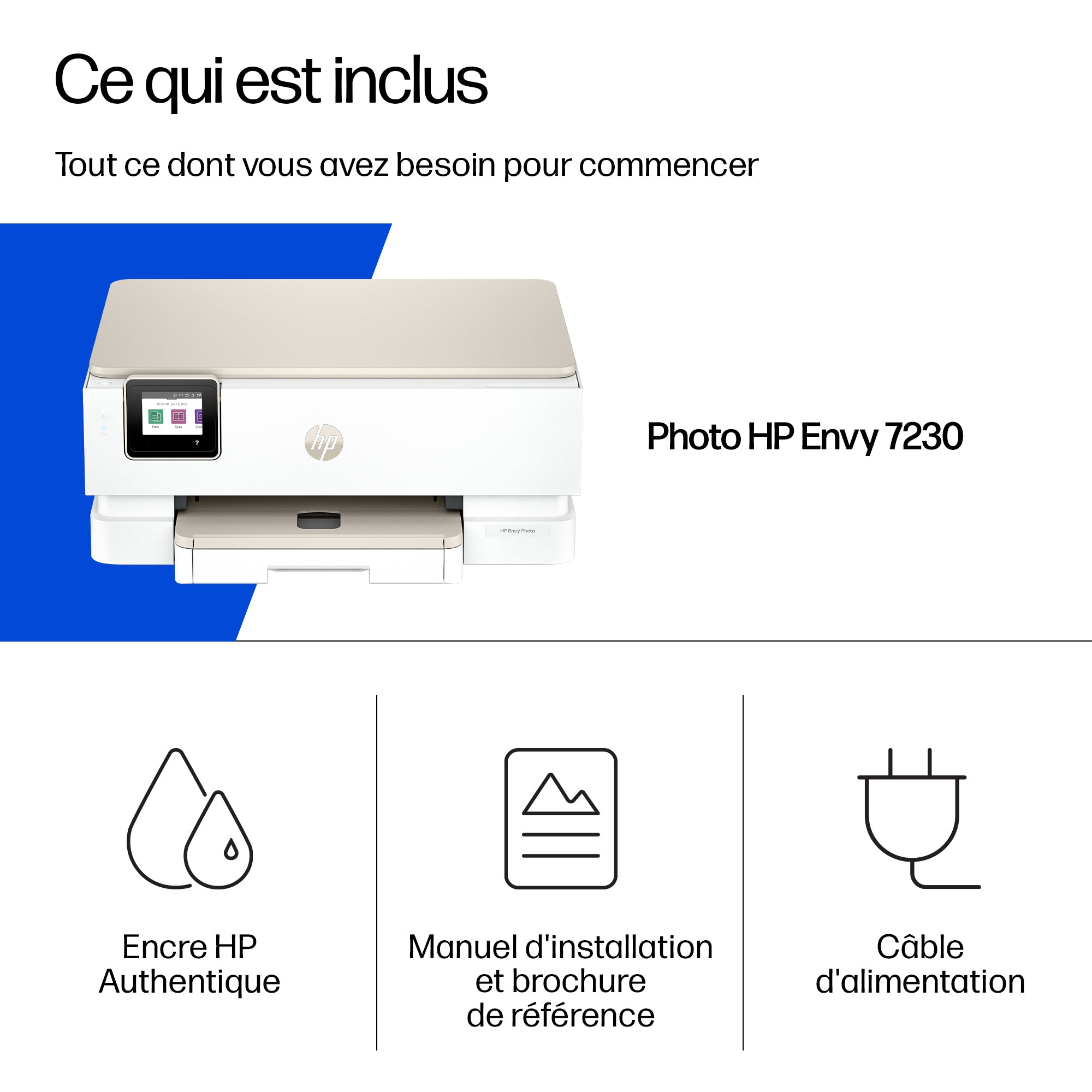 HP ENVY Photo 7230 A jet d'encre thermique A4 4800 x 1200 DPI 15 ppm Wifi